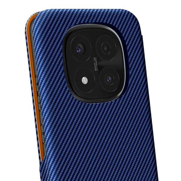 Hiilikotelo AVIZAR Redmi Note 14 Pro:lle ja 14 Pro Plus:lle Korttipidike Blå
