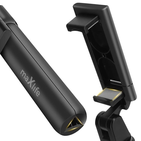 Selfie-pinne Bluetooth med stativ som kan förlängas till 69 cm Maxlife Svart