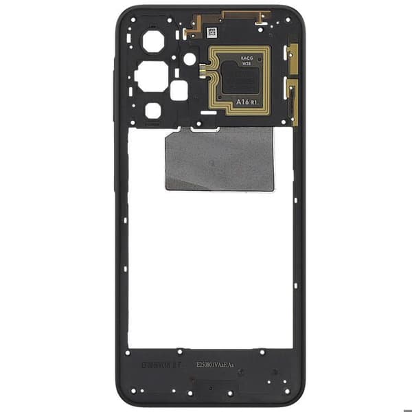 Ersättningscentralchassi för Galaxy A17 5G Service Pack Samsung Svart Svart