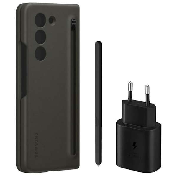 Fodral för Samsung Z Fold 5 + S Pen Stylus + Original USB-C-laddare