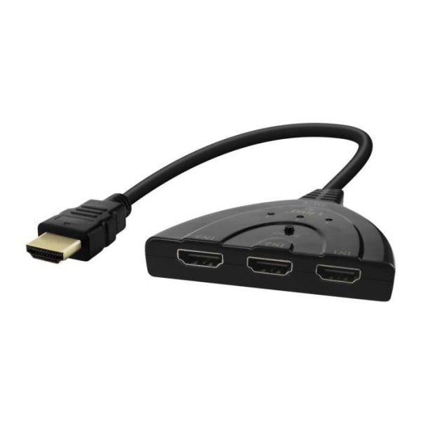 HDMI Splitter - LINQ - VK-330 - 3 Porte - 4K Opløsning - Multiports Adapter