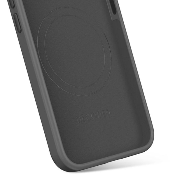 iPhone 16e MagSafe Antimikrobiainen Pehmeä Kosketus Decoded Musta Svart