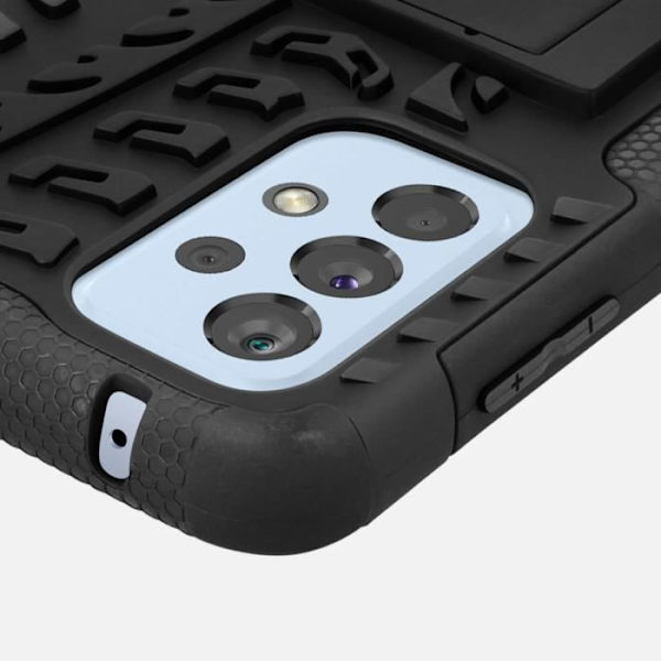 Samsung Galaxy A33 5G fodral - AVIZAR - Stötsäkert bi-material - Stödstöd Svart Svart