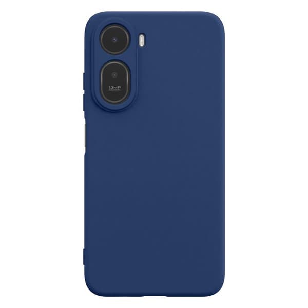 Silicone Soft-Touch Cover til Redmi A7 Pro Fast Cover Serie Mørkeblå Blå