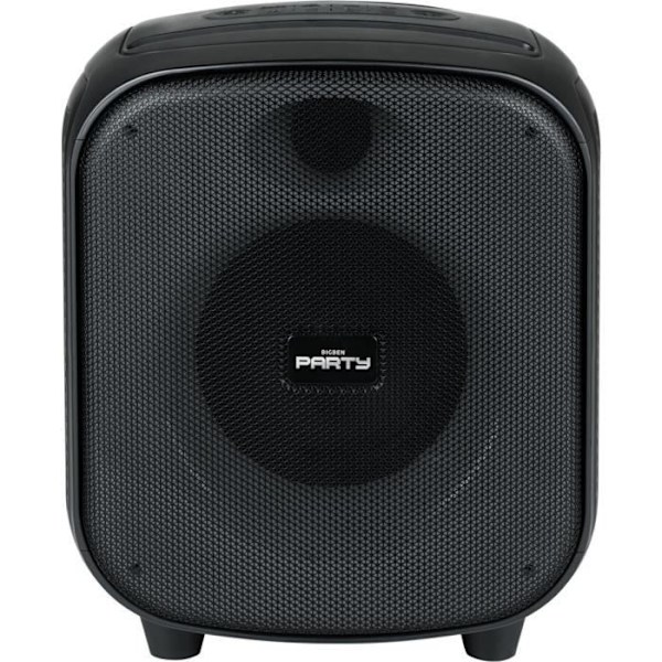 Bluetooth-kaiutin - BIGBEN - Kuutiomuoto - 200 W, Valotehosteet, USB, Micro-SD, USB-C Li-on-akku Svart