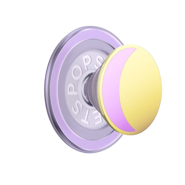 Support Smartphone PopGrip Premium Emalje Voks Fastgørelse Solid PopSockets Violet Violett