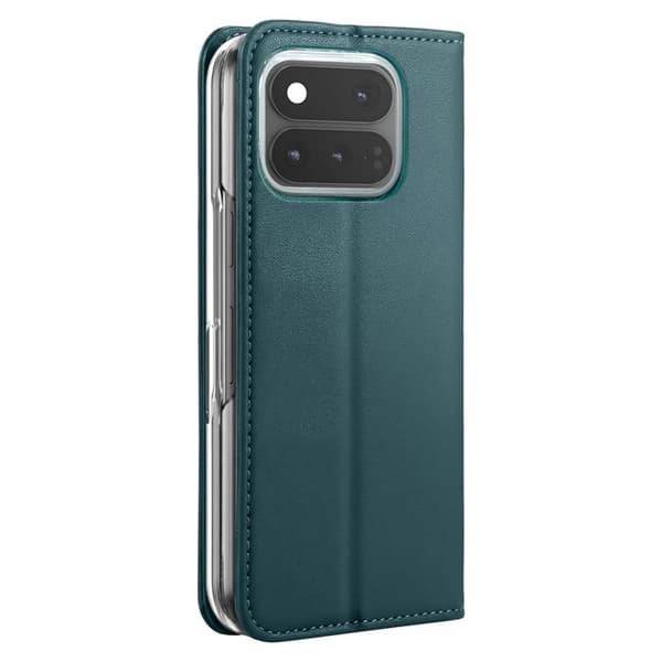 Google Pixel 11 Pro Fold -mallin RFID-suojattu lompakkokotelo, jossa on Abeel-tuki, vihreä Grön