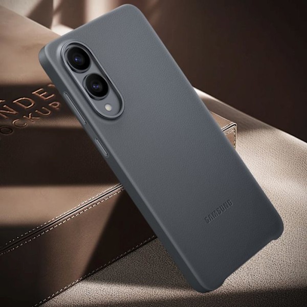 Coque för Samsung Galaxy S25 Edge Läder Kindsuit Original Samsung Svart