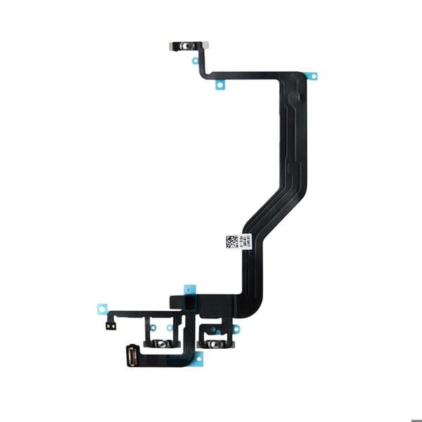 Nappe Knappen On/Off - iPhone 12 - 12 Pro - Sort - Erstatning Power - Volume