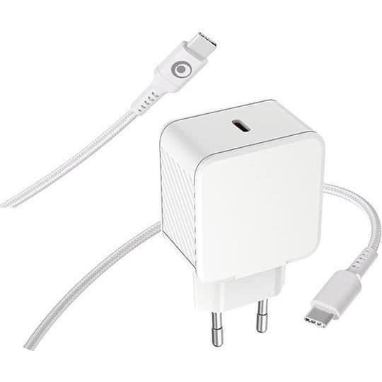 CS 65W USBC PDGaN +CBL C/C 5A 2m Punos Wh Kierrätä