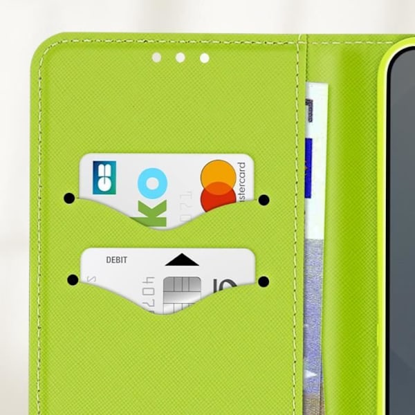 Fodral för Samsung Galaxy S25 Plus Klapp Plånbok Fancy Mörkblå Blå