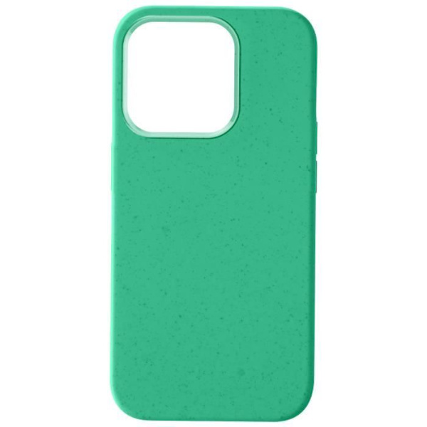 Fodral för iPhone 15 Pro Silikon Anti-Fingeravtryck Återvinningsbart Klassiskt Fodral Organisk Grön - AVIZAR - Mjuk - Blandad Grön