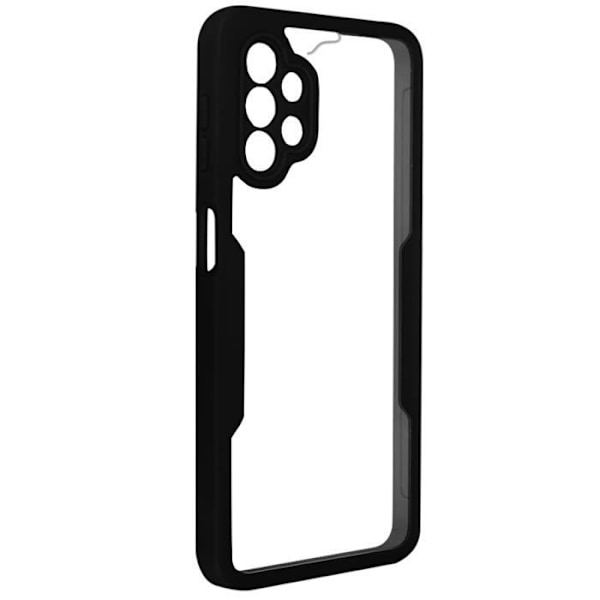 Helcase - AVIZAR - Samsung Galaxy A32 5G - Stødabsorberende - Plexiglas bagside - Sort kant Svart