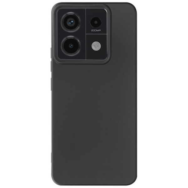 Telefonskal - MAYAXESS - Xiaomi Redmi Note 13 Pro 5G - Blødt Silikone - Ridseresistent - Sort Svart
