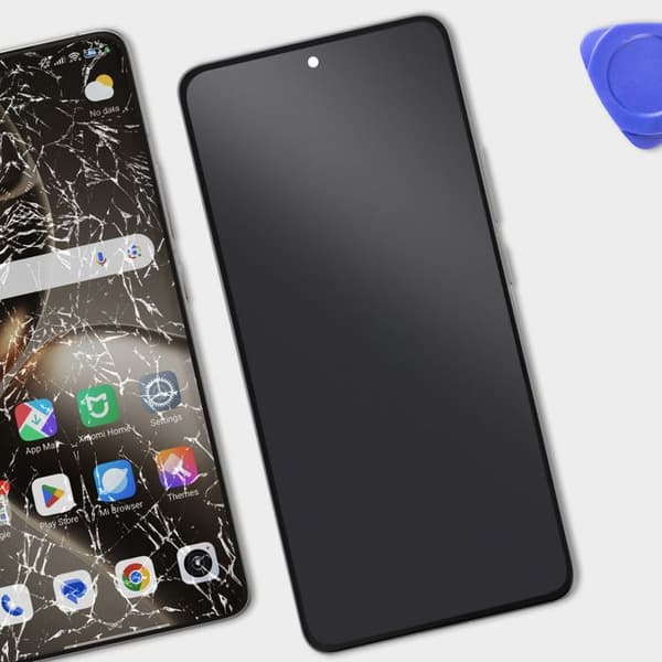 Skærm til Xiaomi 14T Pro LCD + Touchglas + Original Xiaomi Chassis Grå