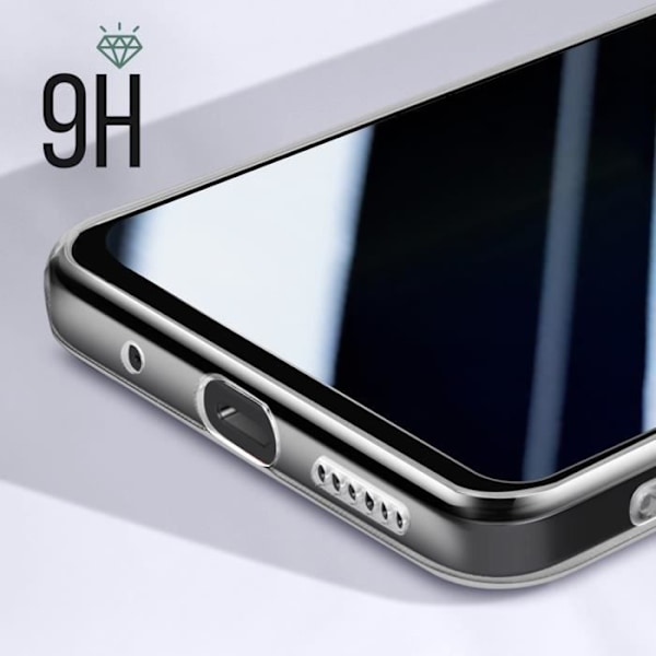 Coque för Xiaomi Redmi 13 Flexibel med Härdat Glas 9H Transparent Transparent
