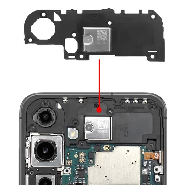 Erstatnings Indvendig Højttaler til Galaxy S24 FE Sort Svart