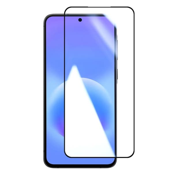 Skærmbeskyttelse til Galaxy A57 Hybrid Design Full Glue 5D Transparent Vit