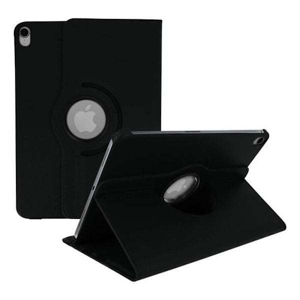iPad Pro 11 Etui - AVIZAR - Fuld Beskyttelse - 360° Rotérbart Stativ - Sort - Syntetisk Svart
