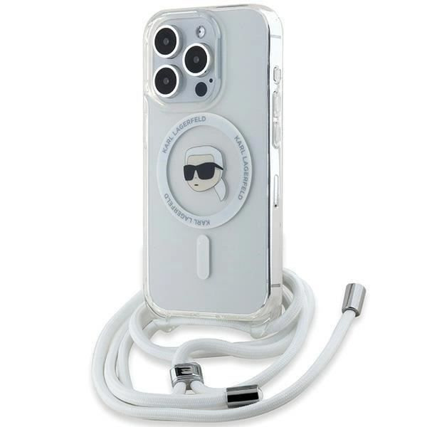 Coque - Karl Lagerfeld - IML Karl Head - MagSafe - Transparent - iPhone 15 Pro Max 6.7" Klar