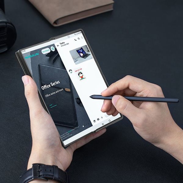 Nillkin - Qin Pro Läderfodral - Samsung Galaxy Z Fold6 - Svart svart