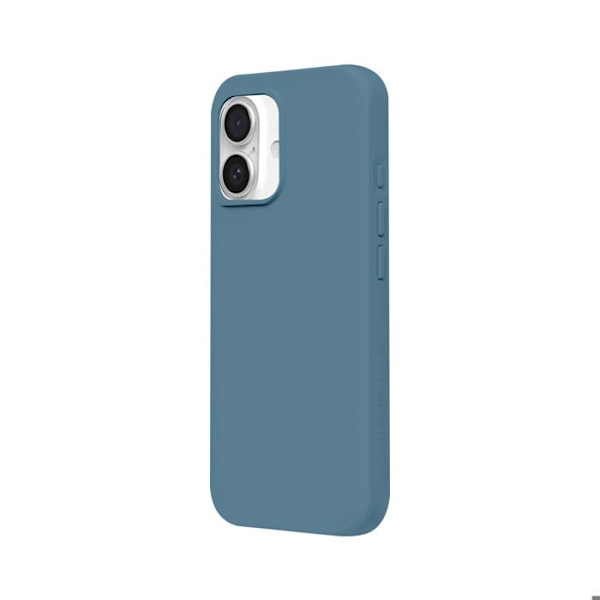 MagSafe-cover til iPhone 16 Plus, blød, stødabsorberende, SolidX-serie, Rhinoshield, blå Blå