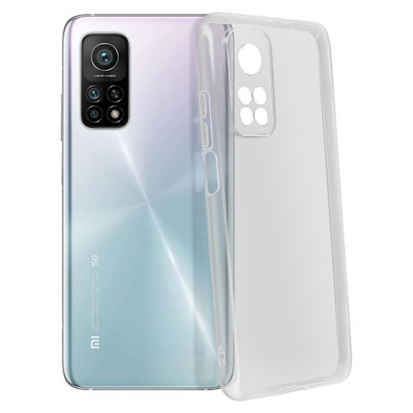 Skyddsfodral - AVIZAR - Xiaomi Mi 10T / 10T Pro - Flexibel - Ultra-tunn - Transparent Vit Vit