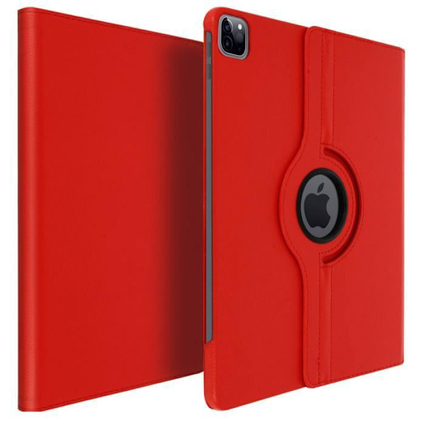Kotelo - AVIZAR - iPad Pro 12.9 2020 - Täysi kansi - 360° kääntyvä jalusta - punainen Röd