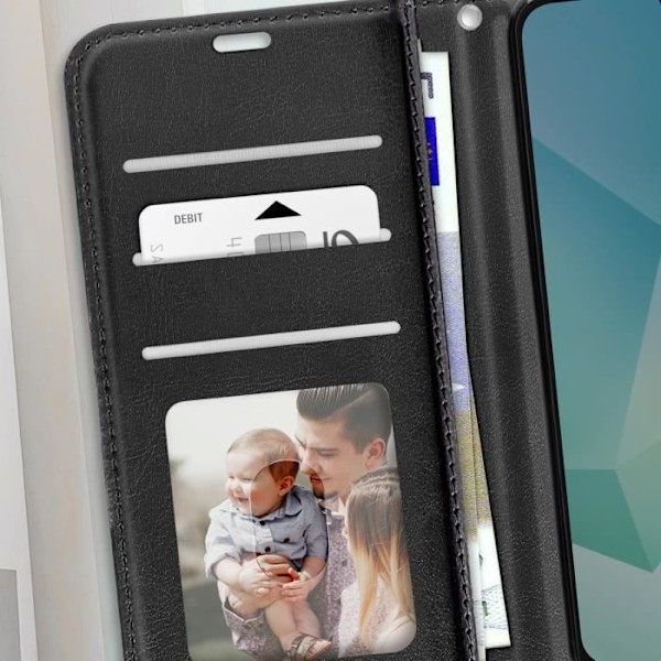 Étui til Samsung Galaxy A16 Pung med Håndledsrem Mayaxess Sort Svart
