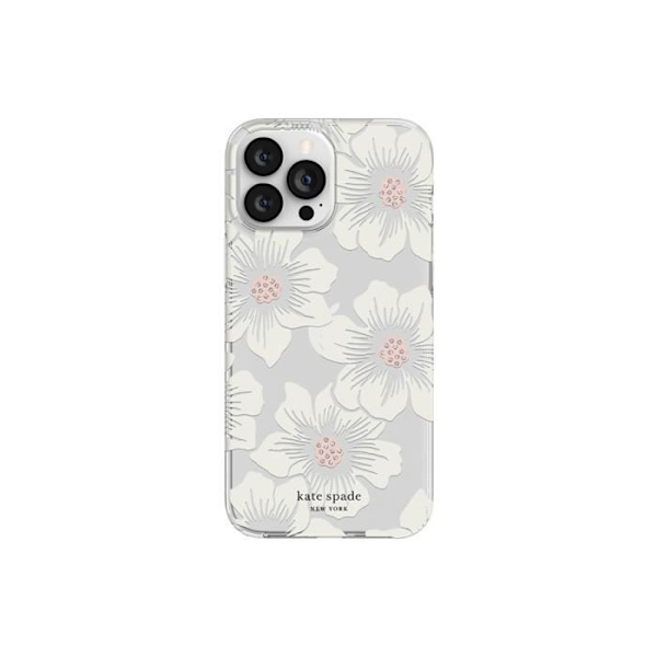 Fodral för iPhone 12 Pro Max / 13 Pro Max Hollyhock Range Hollyhock Print Kate Spade White Vit
