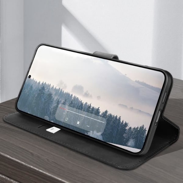 Akashi Wallet Cover til Samsung Galaxy S24 Plus - Sort Svart