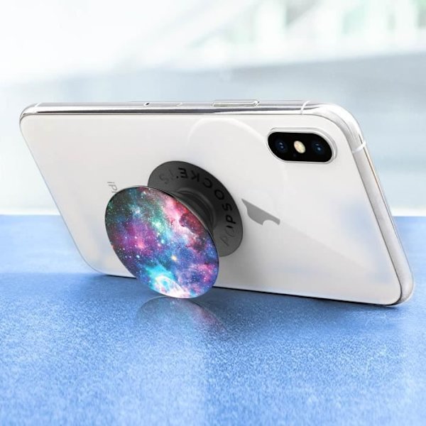Tillbehör för telefon - POPSOCKETS - PopGrip - Design Nebulosa - Ultralätt - Bytbar PopTop Nebulosa