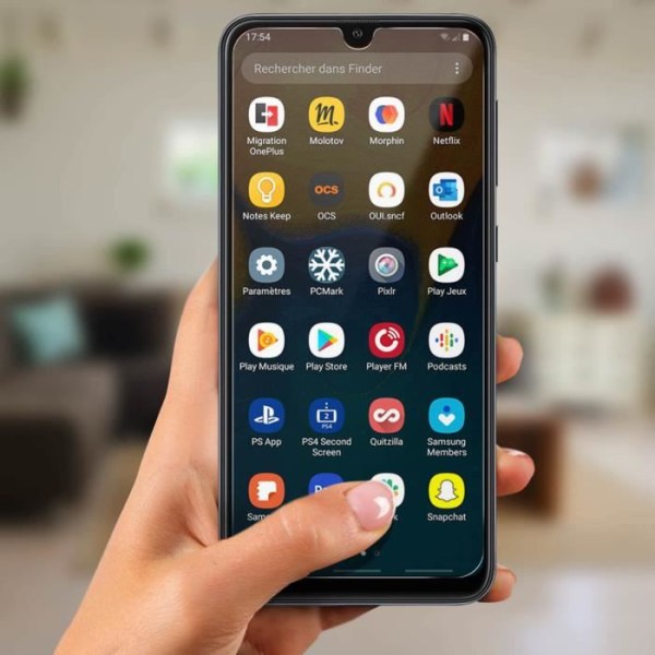 Kalvo Samsung Galaxy A10 Joustava Lasinen Näytönsuoja 9H Iskunkestävä Läpinäkyvä