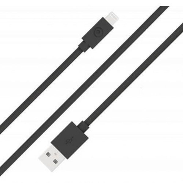 USB A/Lightning kabel - BIGBEN CONNECTED - 2m - 2.4A - Kompatibel iPhone/iPad/iPod - Sort Svart