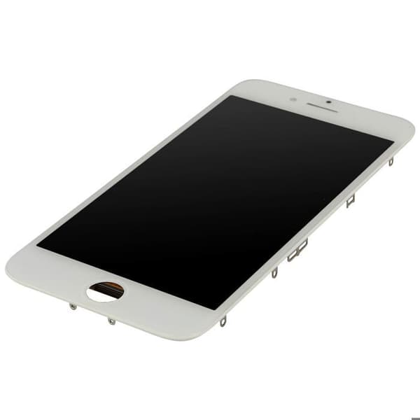Komplett LCD-skärm för iPhone 7 - Vit Hvid