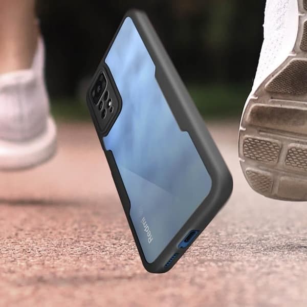 Coque integreret - AVIZAR - Xiaomi Redmi Note 11 Pro - Plexiglas - Polymer - Optimal beskyttelse Svart
