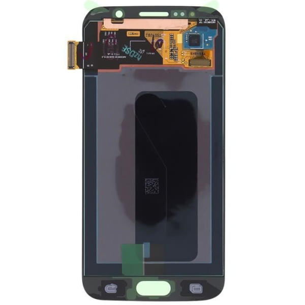 Komplet blok Samsung Galaxy S6 LCD-skærm Touch Glas Original Gul Guld