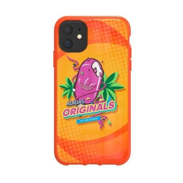 Skyddsskal - adidas - iPhone 11 - Orange - Mjuk TPU - Stöttålig Orange