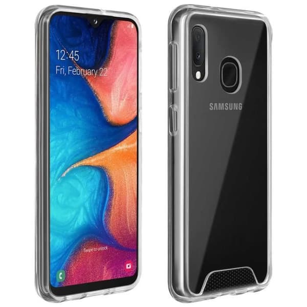 Coque - Samsung - Galaxy A20e - Antichock - Transparent - Kristall Transparent