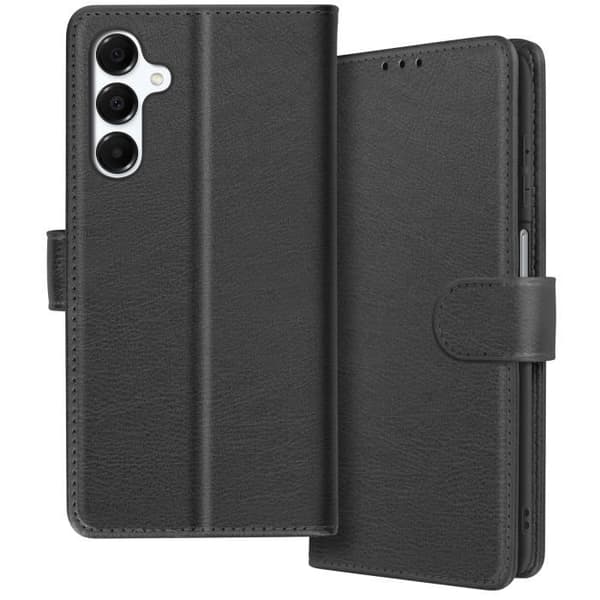 Etui til Samsung Galaxy A16 - Chesterfield - Sort - Pung - Videostøtte - Magnetisk flap Svart