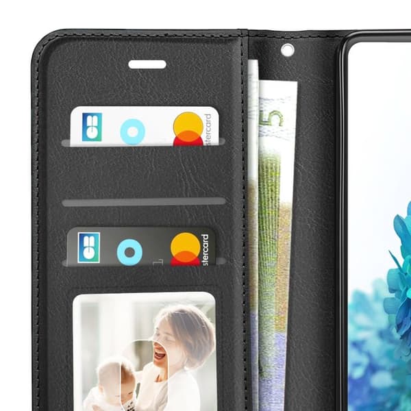 Etui til Galaxy S20 FE med håndledsrem og videostøtte Mayaxess Sort Svart