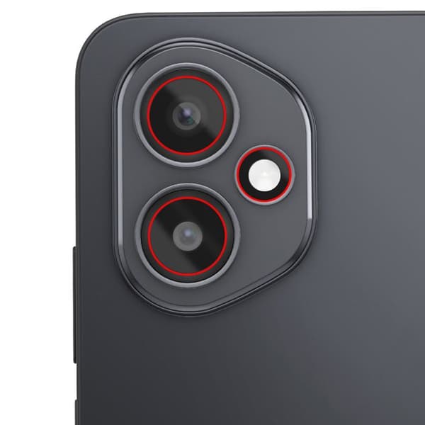 Sæt med 3 bagkamera- og flashlinser til Honor 400 Sort Svart