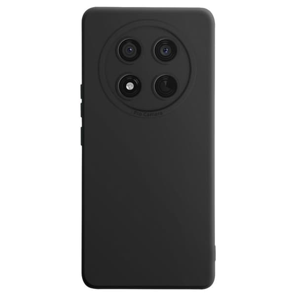 Coque - Honor - Magic 7 Lite - Flexibel Silikon - Skyddad Kamera Block - Elegant Svart