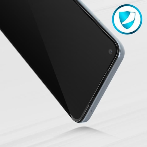 Karkaistu lasi - AVIZAR - Realme 8 ja 8 Pro - Kovuus 9H - Ultra-ohut - Naarmuuntumaton Svart vit
