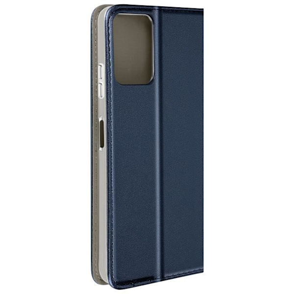 Kotelo Motorola Moto G34 5G Flip Card Holder -jalustalle Function Night Blue