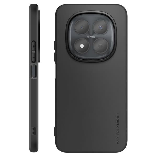 Cover til Redmi Note 15 Pro 5G Soft Touch Stødabsorberende med Forhøjede Kanter Xfm Sort