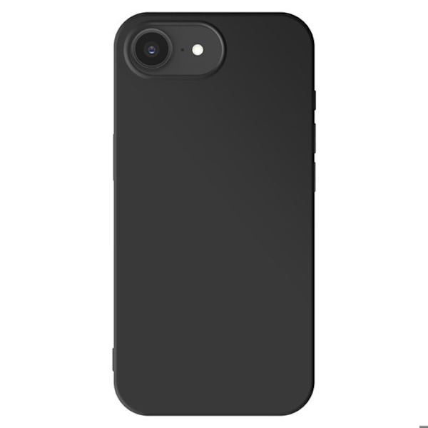 Silicone Cover til iPhone 17 i Robust Sort Svart