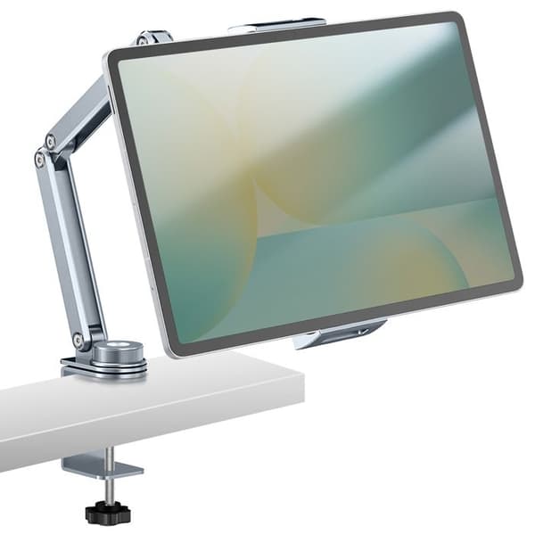 Supportbyrå för Smartphone och Tablet Clip + Magnetisk fästring wiwu Silver