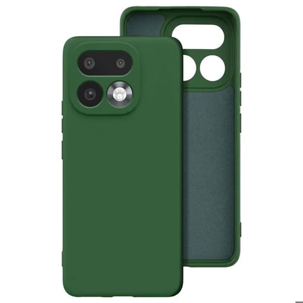 Realme 16 Pro Soft-Touch -silikonikuori Fast Cover tummanvihreä Grön