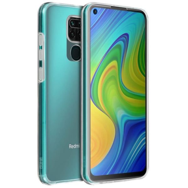 Skyddsfodral - Xiaomi - Redmi Note 9 - Hårt bak - Mjuk front - Vit Vit